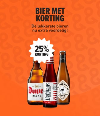 Bier met korting. De lekkerste bieren nu extra voordelig